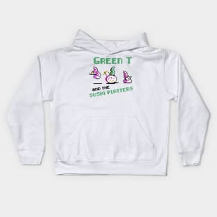 Green T and the Sushi Platters Kids Hoodie